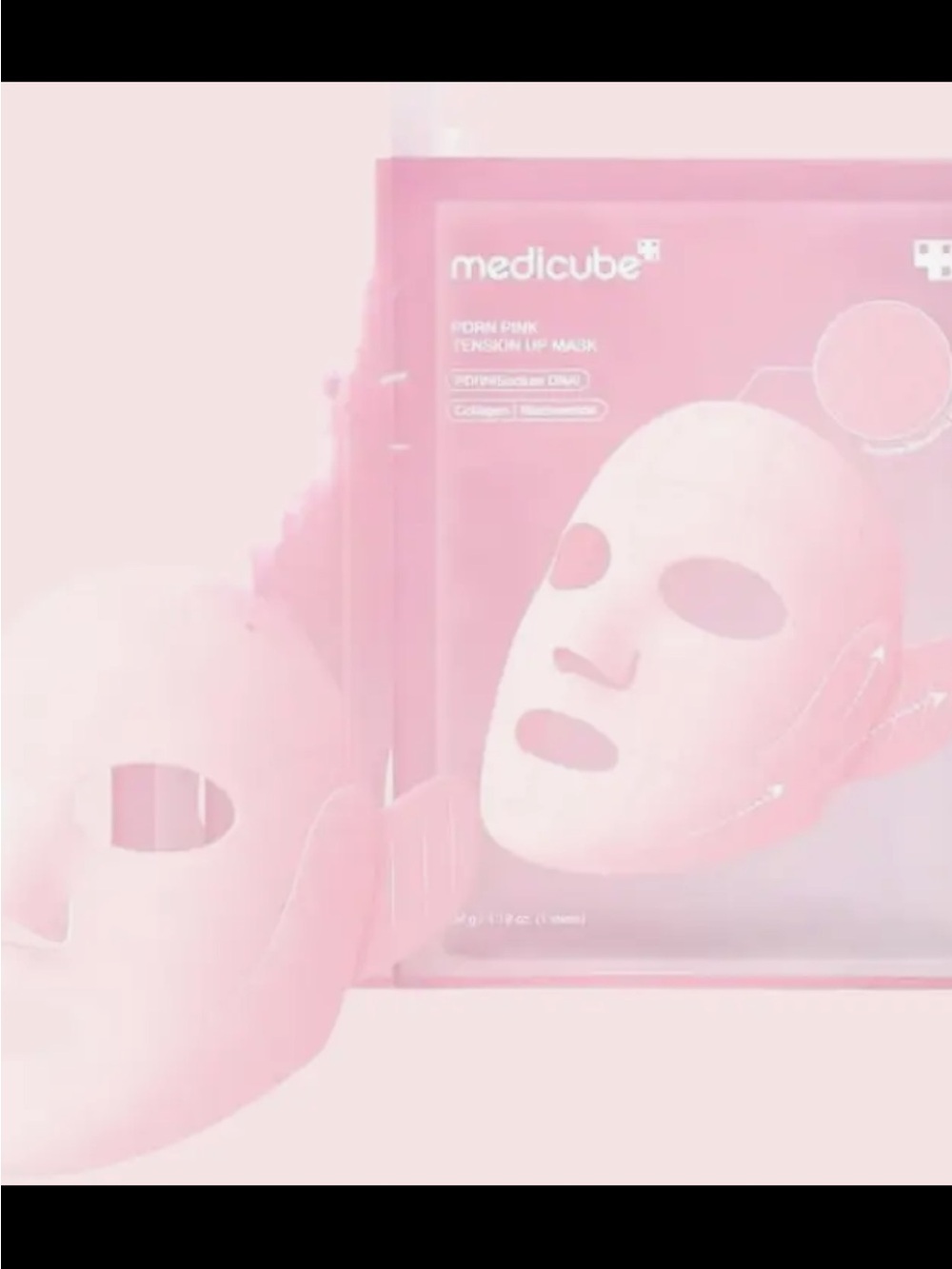Medicube Pdrn Pink Tension Up Sheet Face Mask 4 pack